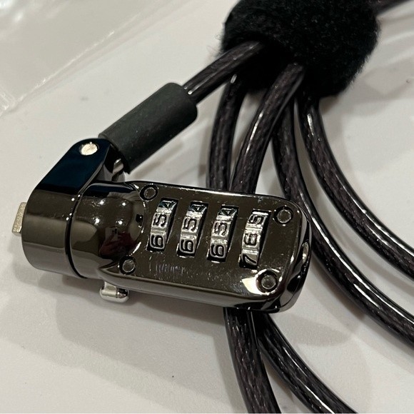 Bodyguard Digit Password Steel Security Cable Lock For Laptop Black Brand New - Picture 3 of 9